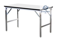 โต๊ะประชุม โต๊ะพับ 60x120x75 ซม. โต๊ะหน้าไม้ โต๊ะอเนกประสงค์ โต๊ะพับอเนกประสงค์ โต๊ะสำนักงาน โต๊ะจัดปาร์ตี้ oo oo99.
