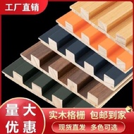 [in stock] Solid Wood Grid Wood Grid Fence Background Wall Influencer Grid Fence Wooden Grid Fence I