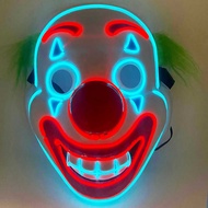Joker joker Mask Halloween Glowing Mask DC Movie Theme Role Playing Props Cospy