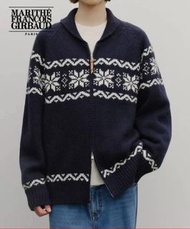 Marithe & Francois Girbaud Nordic Cowichan Cardigan 北歐費爾島圖案針織拉鏈外套