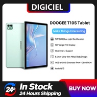 DOOGEE แท็บเล็ต T10S แอนดรอยด์13, 11GB + 128GB (TF 1TB) 10.1 Pouces, 6600MAh แท็บเลตสัมผัส T606 Unisoc บางเฉียบ8.4Mm,8MP + 5MP Widevine L1 Tablette,พอร์ต WiFi 4G LTE /5G แบบคู่