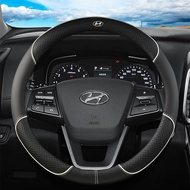 Hyundai Leather Steering Cover 38cm Diameter Hyundai Stagazer Creta Accent Getz Avega I10 Santafe H1