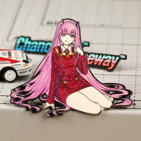 DARLING and FRANXX 02 Brooch Classic Anime Characters Periphery Enamel Pin Cute Cartoon Lapel Badge 