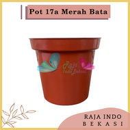 Lusinan Pot Tinggi 17 SRONDOL Merah Bata Coklat Mirip Pot Usa Eiffel Effiel 20 25 Pot Tinggi Tirus 1