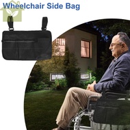 Wheelchair Side Bag with Reflective Strap Large Capacity Wheelchairs Storage Organizer Bag Waterproof Walker Bag for Most Wheelchairs SHOPABC5841