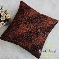 Batik CAP Pillowcase | Bhy Sekar Jagad Antem | Cushion Cover 40x40 cm