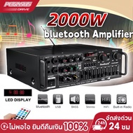MQQ เครื่องขยายเสียง แอมป์จิ๋ว บลูทูธ 326BT ไร้สาย HiFi 2000W 2CH 4ohm AV Amp สำหรับโฮมคาราโอเกะ โฮม