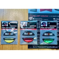 New Original 🎌 RALLIART Fuel Cap Garnish Decal Sticker Mitsubishi Evo3 Evo4 Evo5 Evo6 Evo7 Evo8 Evo9