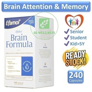 Efamol Efalex Brain Formula Capsules Kid Attention Memory ADHD ASD Vision Brain Night Blindness Beha