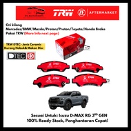 ISUZU D-MAX RG 3RD GEN 2021-2023 DEPAN (FRONT) CERAMIC DISC PAD SET