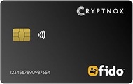 Cryptnox FIDO2 Security Key - Passwordless & 2FA Authentication - Compatible Microsoft, Apple, Googl