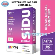 (1 ream) sinar dunia sidu hvs paper size A4 size 100 gsm/