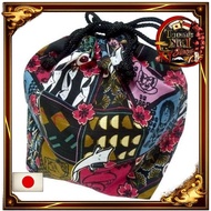 GeGeGe no Kitaro Purse Japanese Pattern Black