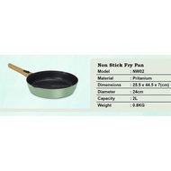 Nakada Pritanium Non Stick wok with detachable hand