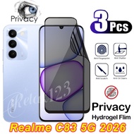 For Realme C83 5G 3PCS Anti-Privacy Hydrogel Films For Realme C 83 realme c83 REALME C 83 RealmeC83 