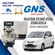 GNS WATER PUMP PERODUA VIVA 660 / 850 100% HIGH QUALITY READY STOCK IN MALAYSIA