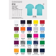 ROUND NECK 100% COTTON LENGAN PENDEK(CT51)