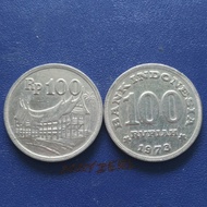 uang lama 100 rupiah 1973 tebal koin kuno Indonesia ASLI