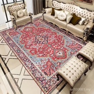Bedroom Premium Retro American Style Imitation Cashmere Bedside Ethnic Style Carpet Moroccan Light L