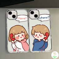 COD-Case For Iphone 7 8 X 11 12 13 14 15tpu Phone Case Transparent Metal Photo Frame Unisex Couple M