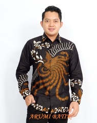 Kemeja Baju Seragam Pria Batik Lengan Panjang 2781 BIG SIZE