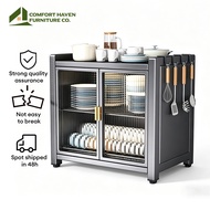Comfort Haven Furniture Co. Kitchen Dish Rack Pinggan Rak Dustproof Dapur Cabinet Cupboard Storage