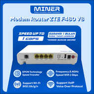 Modem Router ZTE F460 V6 Support OLT Epon Fiber Optic FTTH
