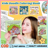 Kids Doodle Coloring Book Graffiti Coloring Relief Doodle Book with 60+ Cute Patterns for Kids Gift