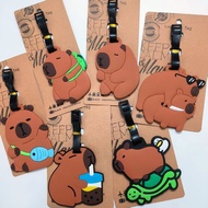 Travel Essential Boarding Pass Consignment Pass Capybara Kapibara Luggage Tag Identification Small P