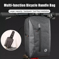 Sling Crossbody Messenger Bag Waterproof Bicycle Cycling Large Storage Bike Front Basket MTB Foldable for Men Women