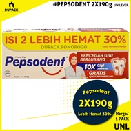 Pepsodent 2x190g Contents 2 Save More 30% Shopee Live Products