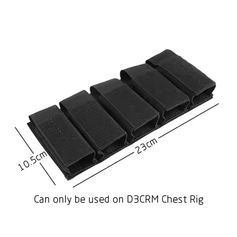 Outdoor Tactical Vest D3CRM Special SMG 5 Compartment Mag pouch for MP5 MP7 ARP9