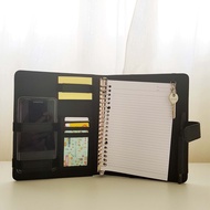 Plain Binder A5 20 Ring Antimainstream Exclusive Binder A5 20 Ring Multifunction 7 Colors Black