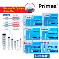 Aros  / Primes / Extra Comfort Disposable Syringe 3ml 5ml 1ml 10ml 20ml 60ml  Luer Slip Blue Box