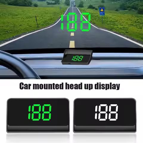 Car Head Up HD Display GPS Speedometer Speed KMH Digital HUD Windshield Projector