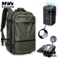MAXG Airpack Backpack, Vacuum Compression Expandable Shoulder Bag, Multi-functional Anti-Theft Lock 