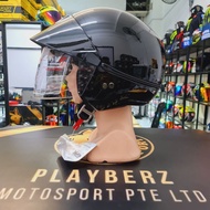 GPR GK09 GLOSS BLACK HELMET