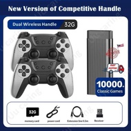 GAMEBOX 32G 10K Kids Games 2.4G Dual Wireless Handheld Controller Console Boy Play Station H9 TV Vid