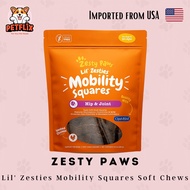 Zesty Paws Mobility Squares Hip and Joint Soft Chews for Dogs with Glucosamine Chondroitin &amp; MSM