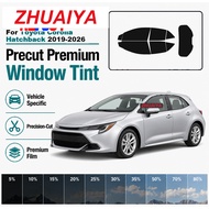 Precut Nano Ceramic Tint For Toyota Corolla Hatchback 2019-2026 2Mil UV99% IR99% 5Yr Warranty