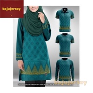 Sublimation Muslim T-Shirt Batik Songket A014