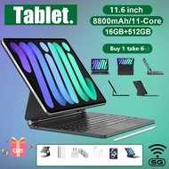 Tablet Pro11 2025 16GB+512GB Sistem Android 12 12 Inci Skrin HD PC 5G Tablet Pembelajaran Pelajar