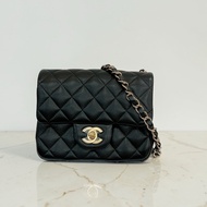 莉亞精品♡Chanel A35200 方胖子 黑金 二手