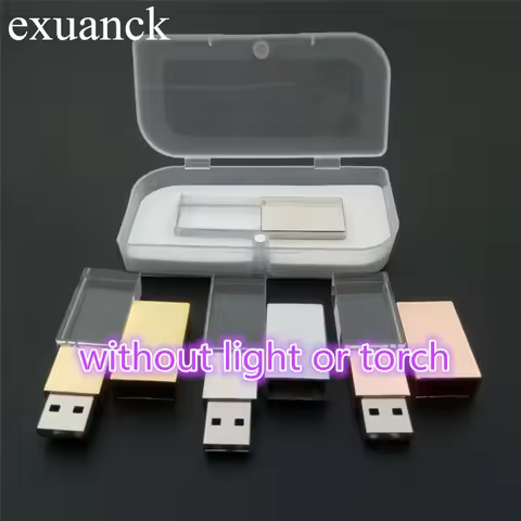 Crystal usb sticks 3D print custom logo 4GB 8GB 16GGB usb flash pendrive 32GB transparent glass (ove