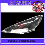 PEUGEOT 308 03 04 05 06 07 HEADLAMP COVER / HEADLIGHT COVER / HEADLAMP LENS / HEADLIGHT LENS