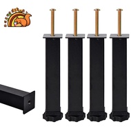 4 PCS Bed Rack Support Legs Adjustable Height 20 to 22cm Heavy Duty Bed Center Frame Slat Feet