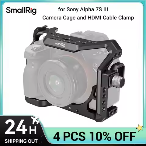 SmallRig Camera Cage Kit Only for Sony A7S III / Alpha 7S III / A7S III with Built-in NATO Rail & Co