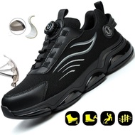 Steel Toe Safety Shoes for Men Women Lightweight Work Sneakers Puncture Proof Work Shoes Unisex Cous