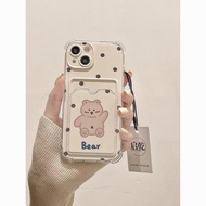 HP Latest Cute Anti-Fungus Card Holder Case Redmi 15 13=13X 14C A5 Note 14 Pro Plus 5G A3 13C 12 5G 