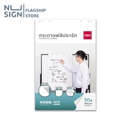 Nusign กระดาษไวท์บอร์ด กระดาษฟลิปชาร์ท แผ่นใหญ่ กระดาษแขวนไวท์บอร์ด แผ่นสีขาว ใช้งานได้หลากหลาย Ease